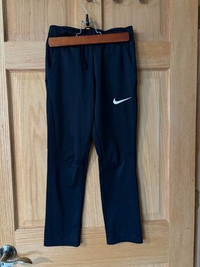 Nike Black Joggers with White Swoosh Logo